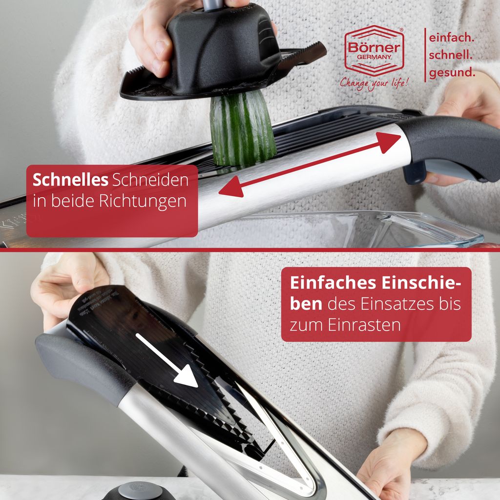 Börner V6 Hobel Exclusive Line, Edelstahl Produktbild 32