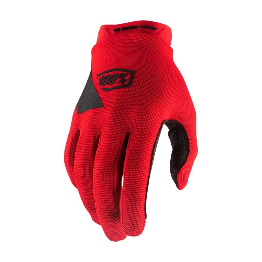 100% SPEEDLAB Langfinger-Fahrradhandschuhe - RIDECAMP - Rot L