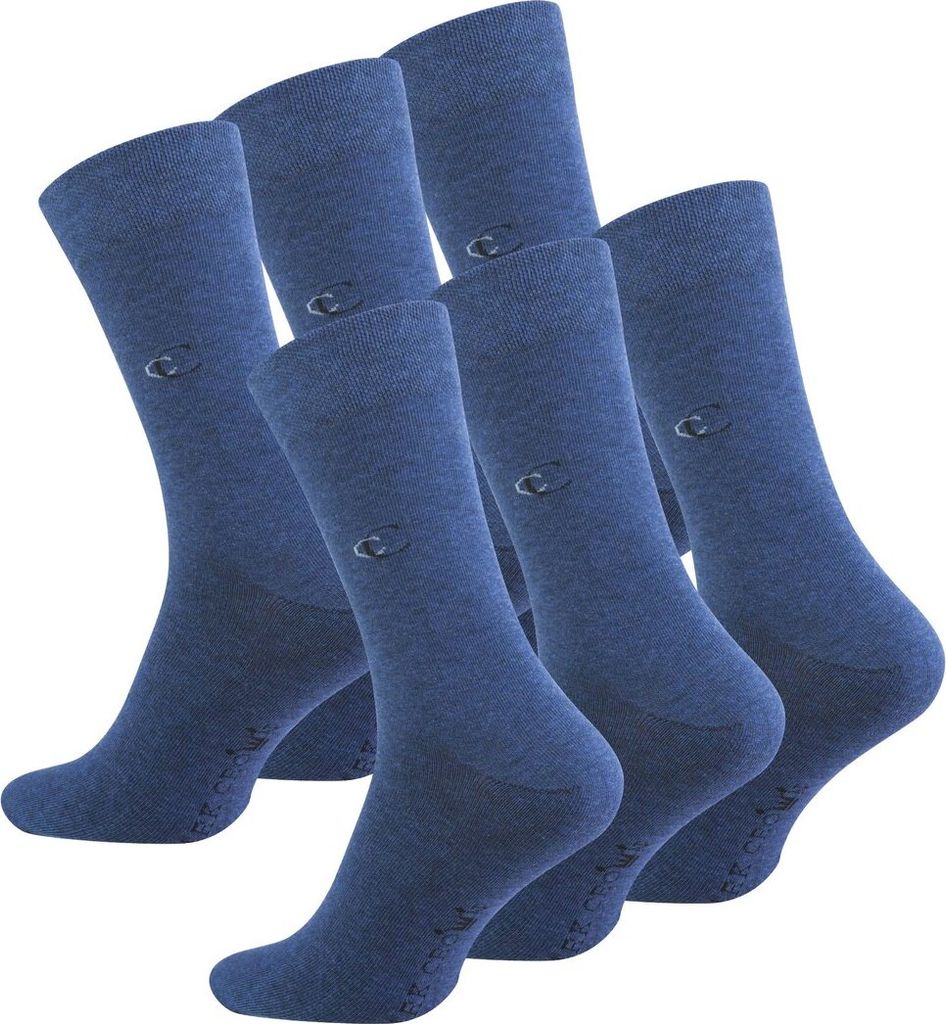 Clark Crown Business Socks 6 Paar 39-42 jeansblau