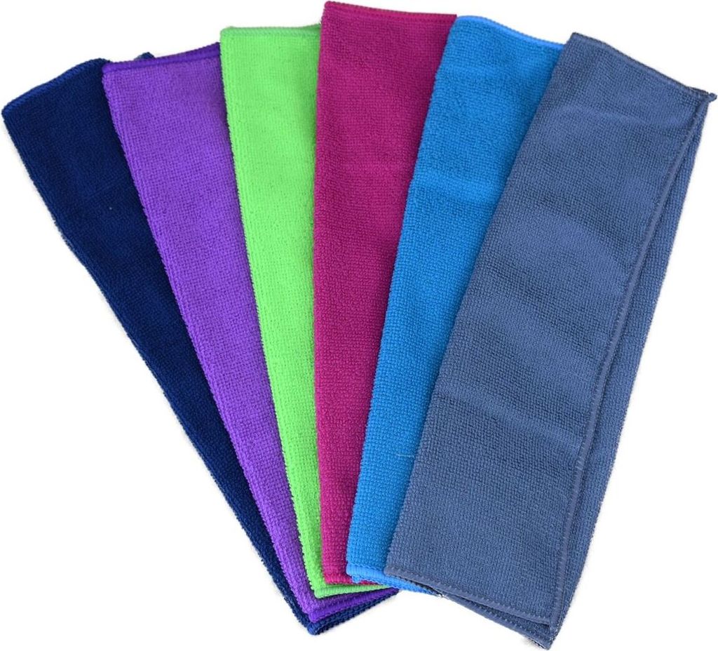 Mikrofasertücher 6 Stück 30x35cm Mikrofaser Reinigungstuch Tuch moderne Farben