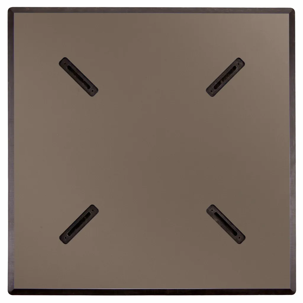 Table d'extérieur inclinable en stratifié compact 60cm béton taupe