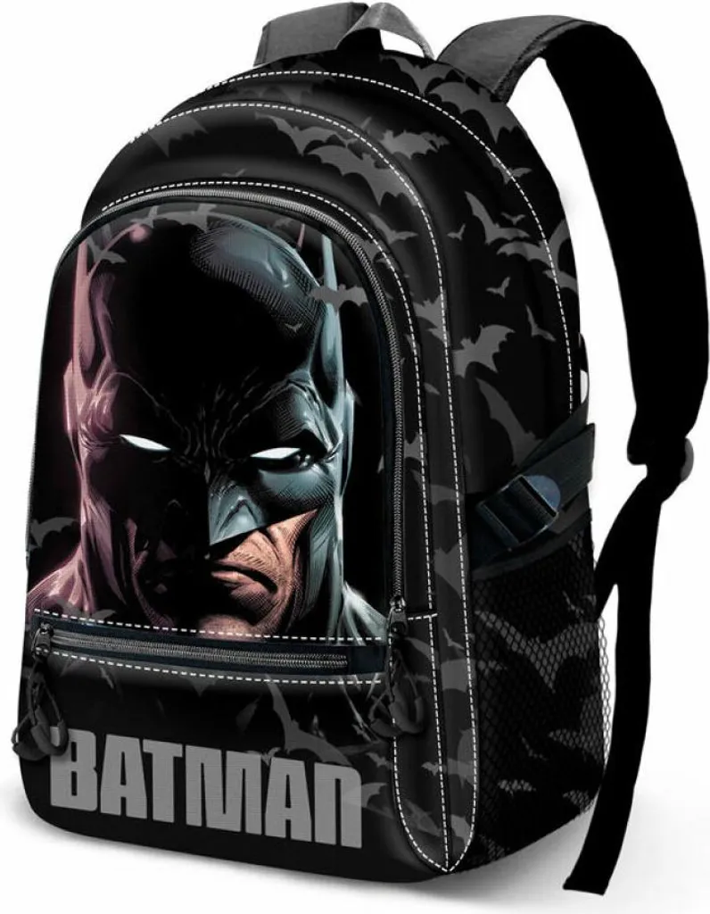 Petit sac à dos scolaire Batman 34cm - Bagagerie DC Comics personnalisable