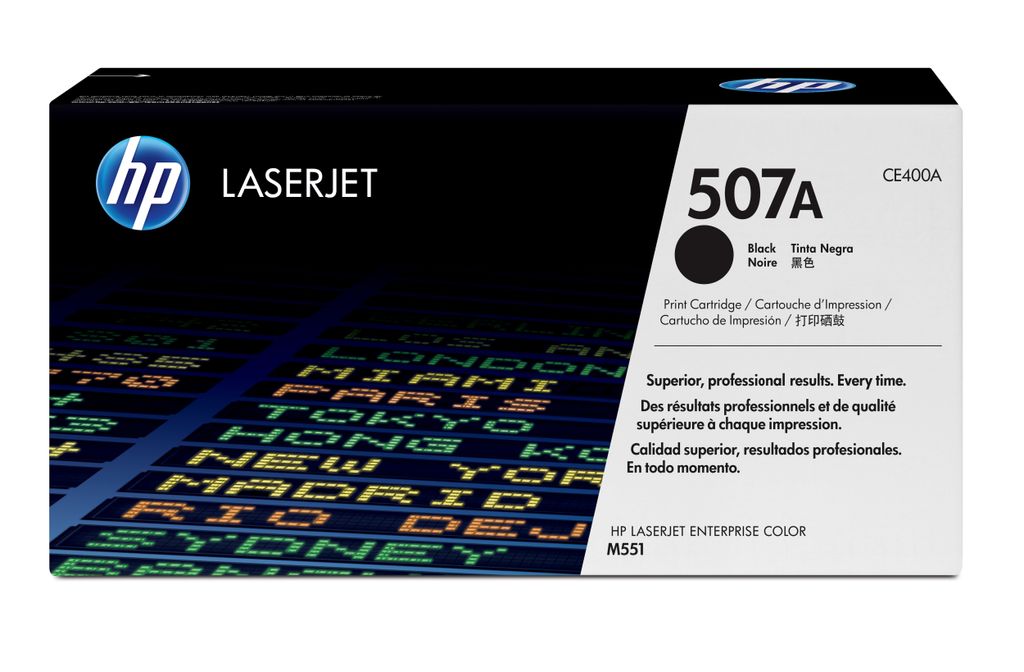 HP 507A      Schwarz     LaserJet    Tonerpatrone Image du produit 