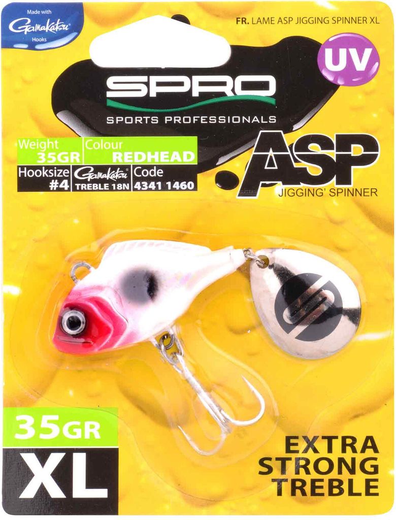 Spro ASP Spinner XL Farbe Redhead Gewicht 35g Produktbild 