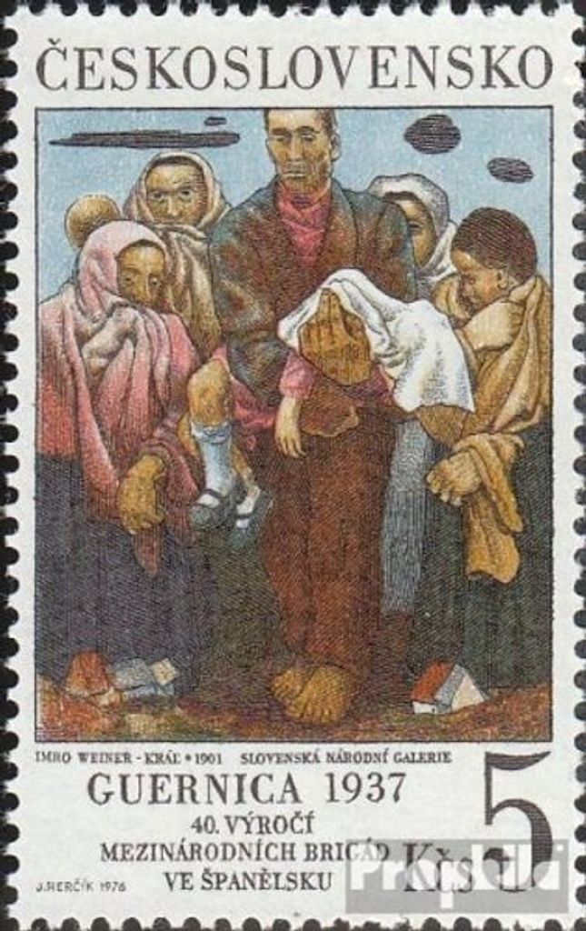 Briefmarken Tschechoslowakei 1976 Mi 2342 (kompl.Ausg.) postfrisch Brigaden