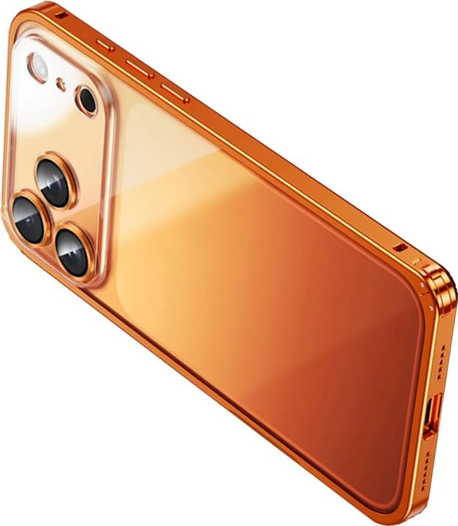 INF Custodia Arancione Magnetica con Fibbia a Molla per iPhone 17 Pro - 3