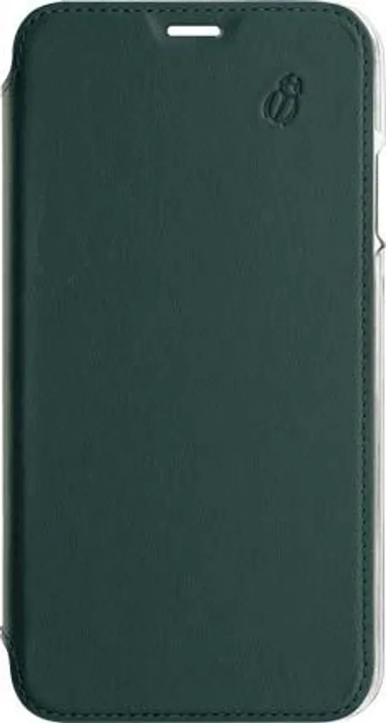 Protégez votre iPhone 11 Pro Max avec cet Étui Folio Cuir Vert Anti-Choc