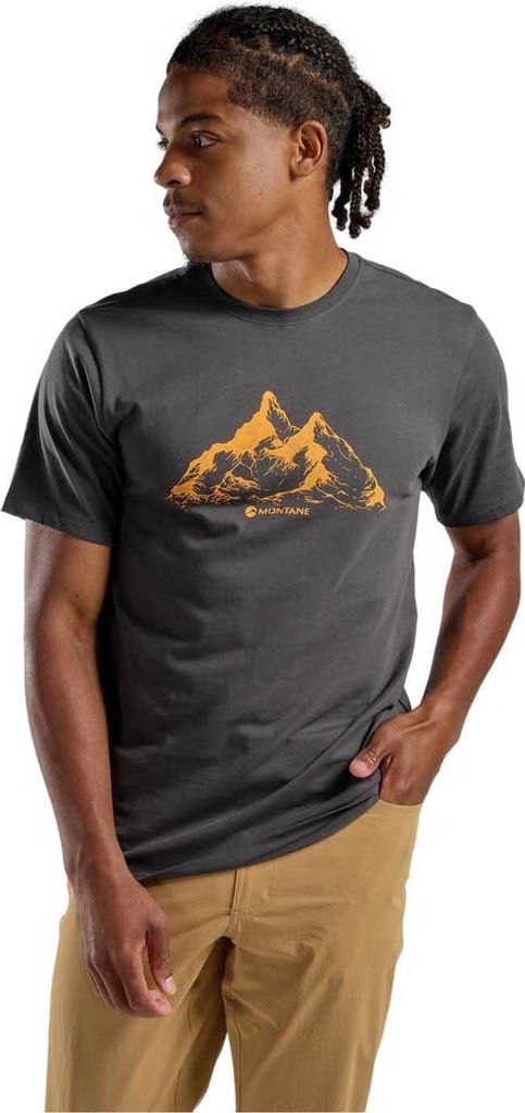 Montane Dual Mountain Kurzarm-t-shirt Grau L Mann Grau L