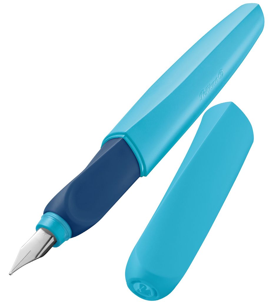 Pelikan Füllhalter / Füller / "Twist P457 F-Feder Blau"