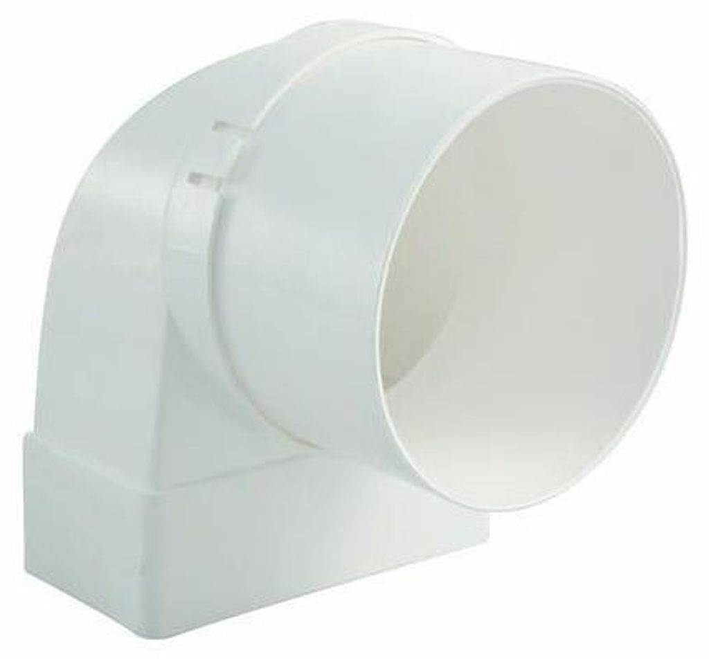 MARLEY Flachkanal Umlenkstück 150x80 Weiß Produktbild 