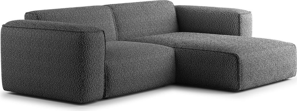 home24 1,5-Sitzer Ecksofa mit Longchair