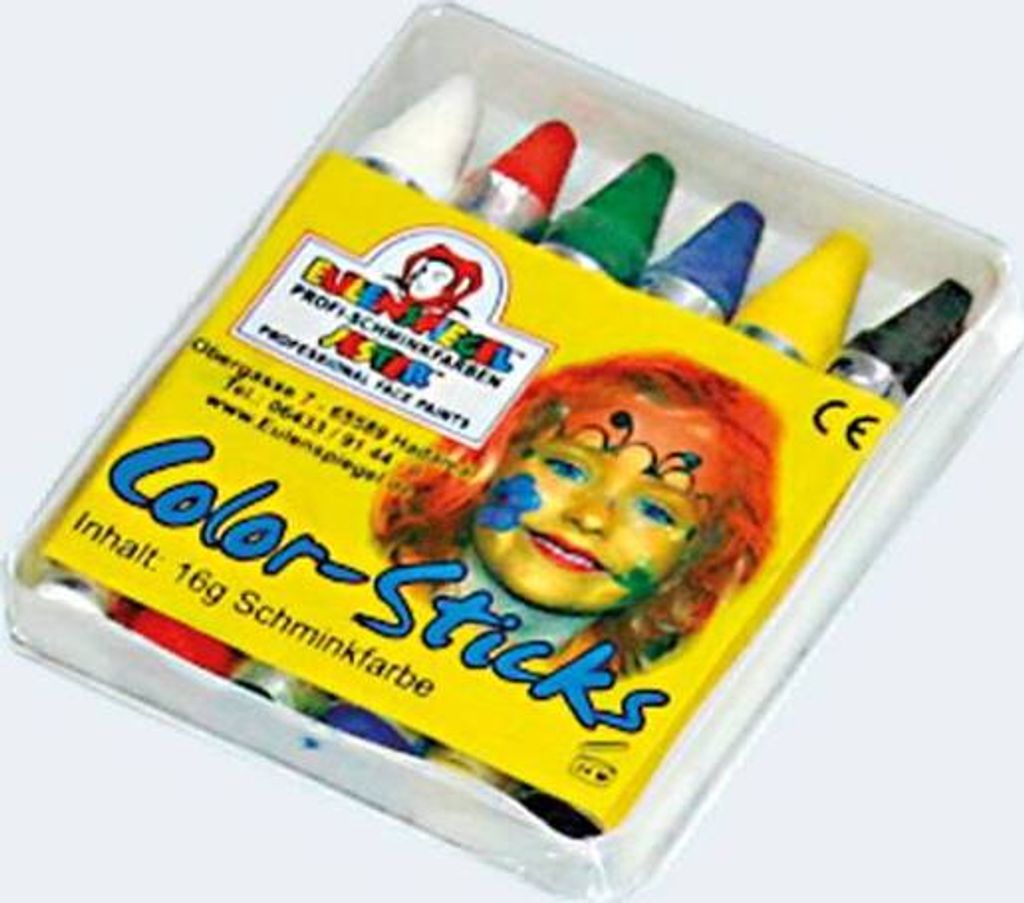 6 Farben Color-Sticks Schminkstifte