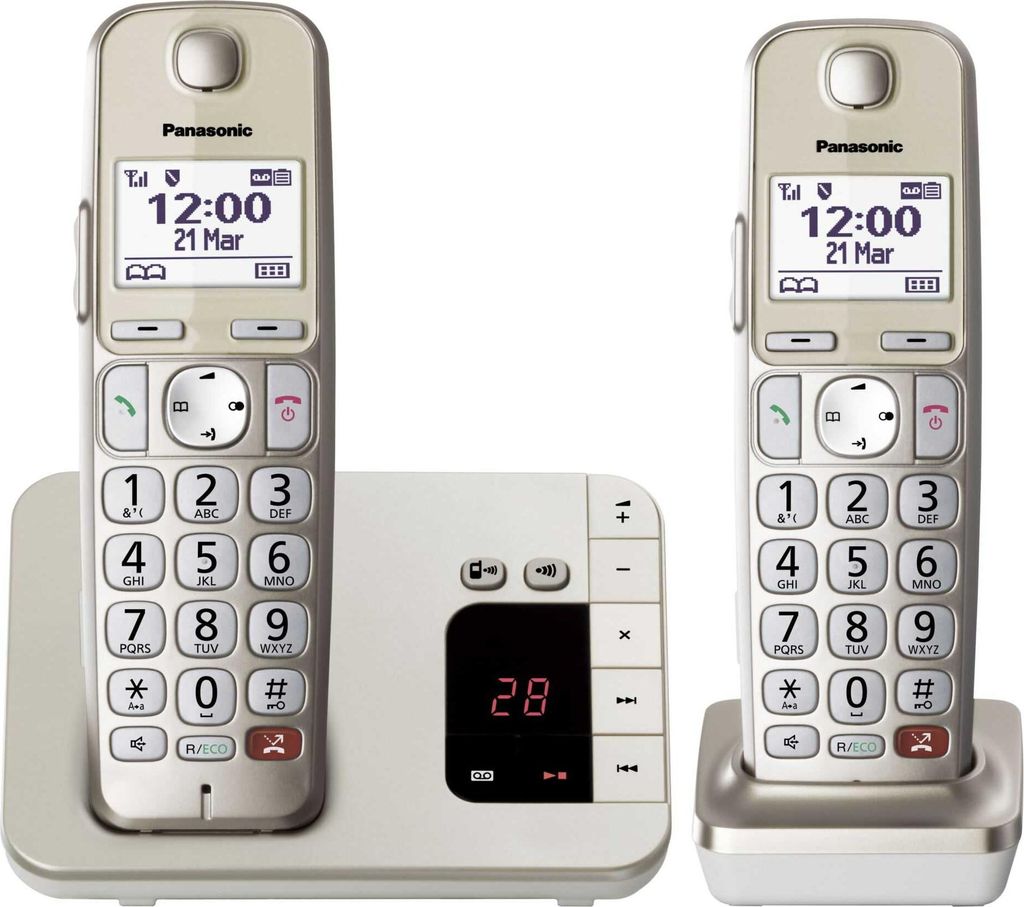 Panasonic KX-TGE262GN Pevný bezdrôtový telefón s Obrázok produktu 