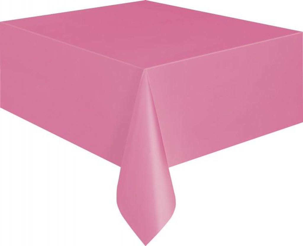 Abwaschbare Plastik-Tischdecke pink ca. 137 x 274 cm Produktbild 