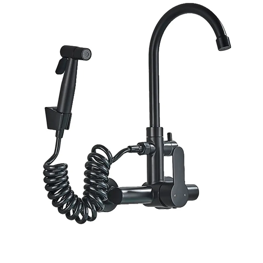 Miscelatore Cucina Nero Opaco Professionale: Incasso e Resistenza Totale