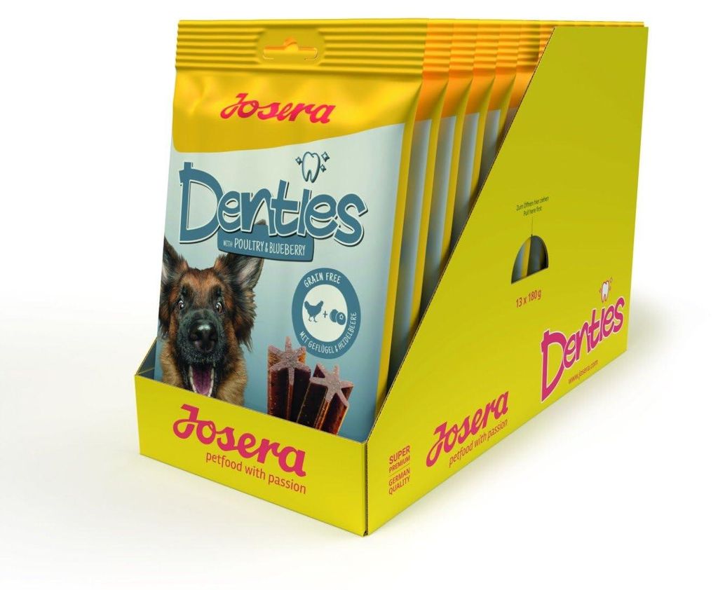 JOSERA Denties Poultry & Blueberry (13 x 7 Stück) | Adult | Produktbild 
