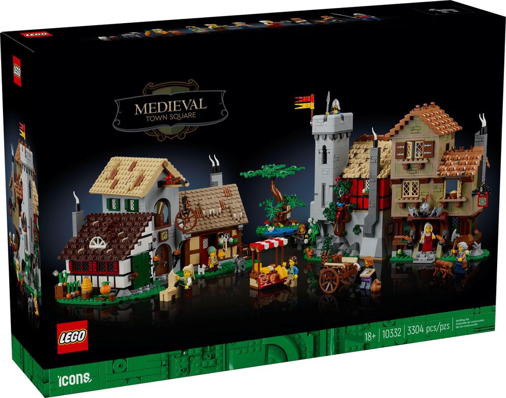 LEGO ICONS Stredoveké námestie, Stavebnica, 18 rok / roky, Obrázok produktu 