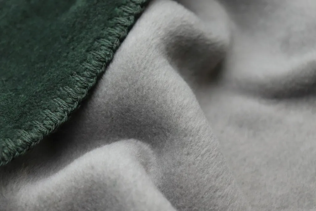 Coperta Biederlack Fango Grafite 150x200 | Complemento d'Arredo Luxury - 3
