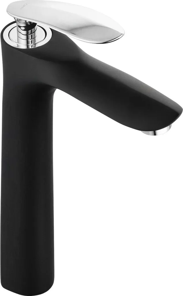 Mexen Lily 73610-17 Rubinetto Alto Lavabo Nero/Cromo - Qualità Top