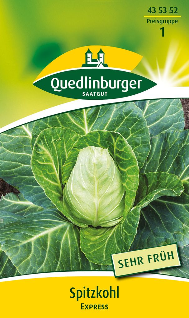 Quedlinburger Saatgut - Spitzkohl Express - Samen - 435352