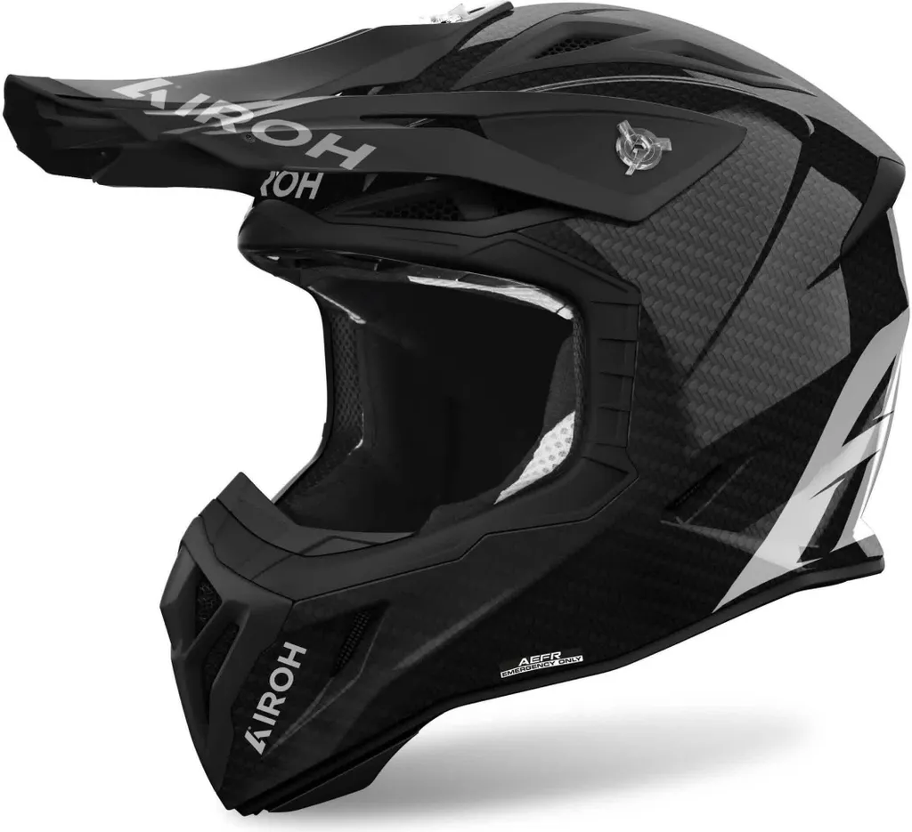 Airoh Aviator Ace 2 Carbon Casque Moto avec Système ASN Carbone XS
