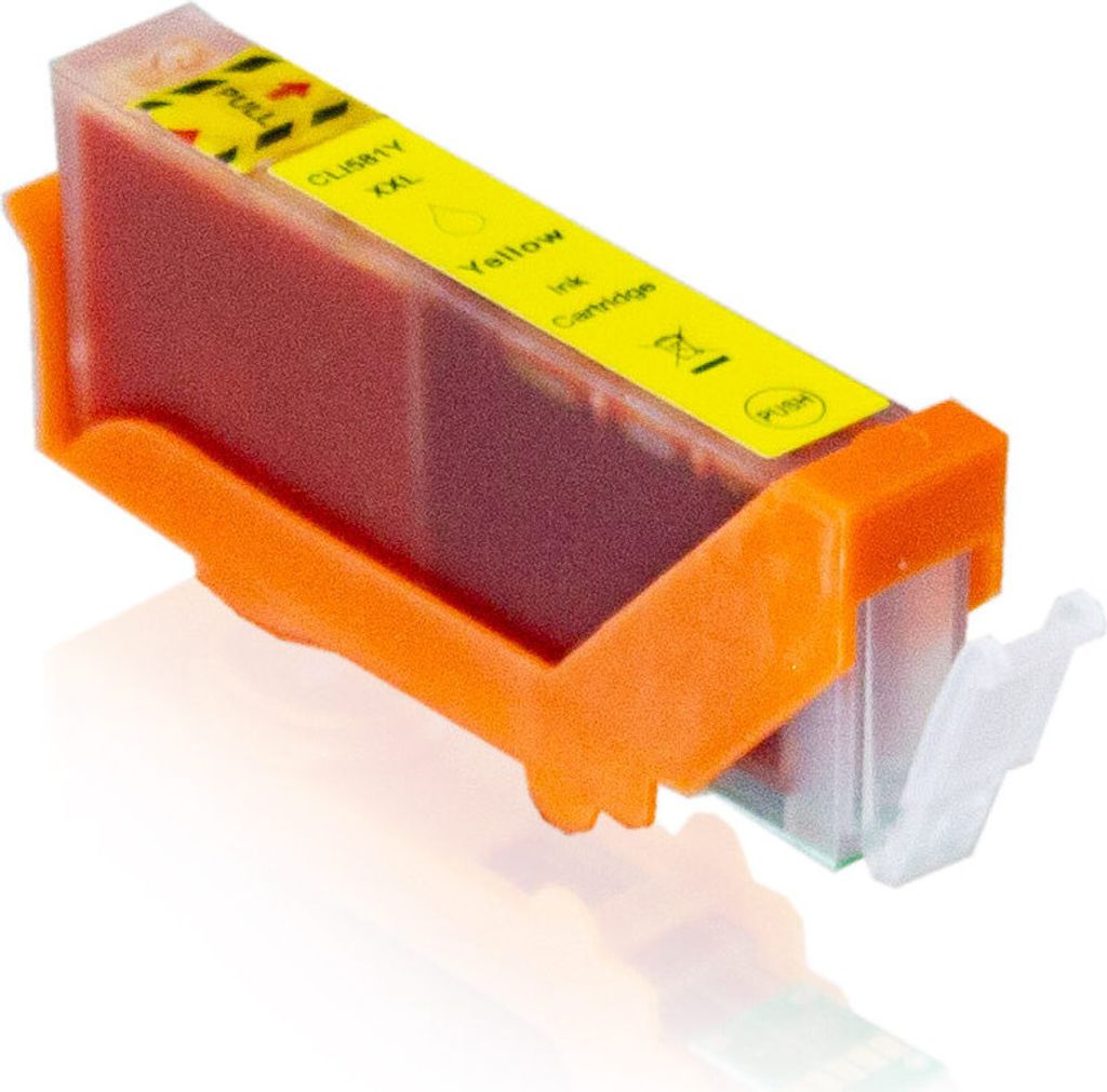 MS-Point 1 Tintenpatrone Gelb kompatibel zu Canon CLI-581 Y inkl. CHIP