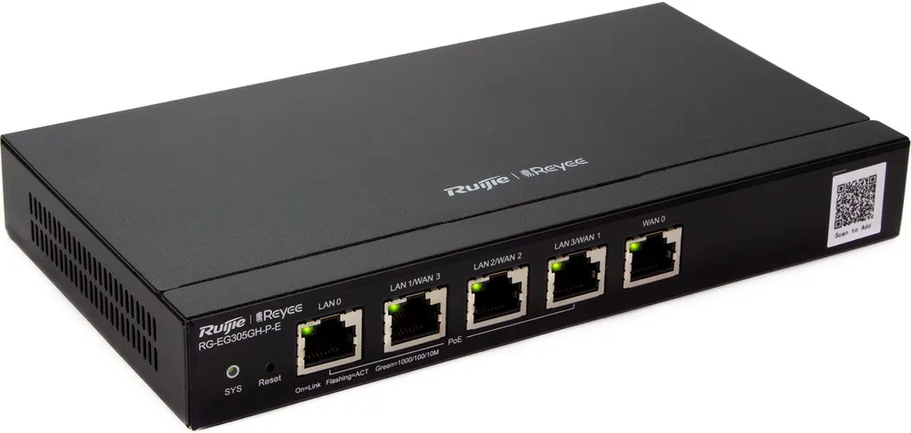 Routeur Multivan Reyee RG-EG305GH-P-E 5 Ports RJ45 Haute Vapeur