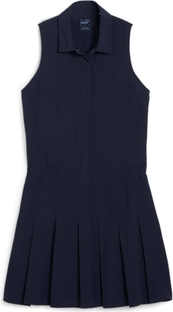 Puma Club Plisseekleid Marineblau