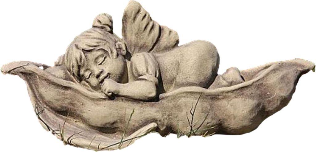 Schöner Däumelinchen aus Steinguss Neu Frostfest Witterungsbeständig V-114271