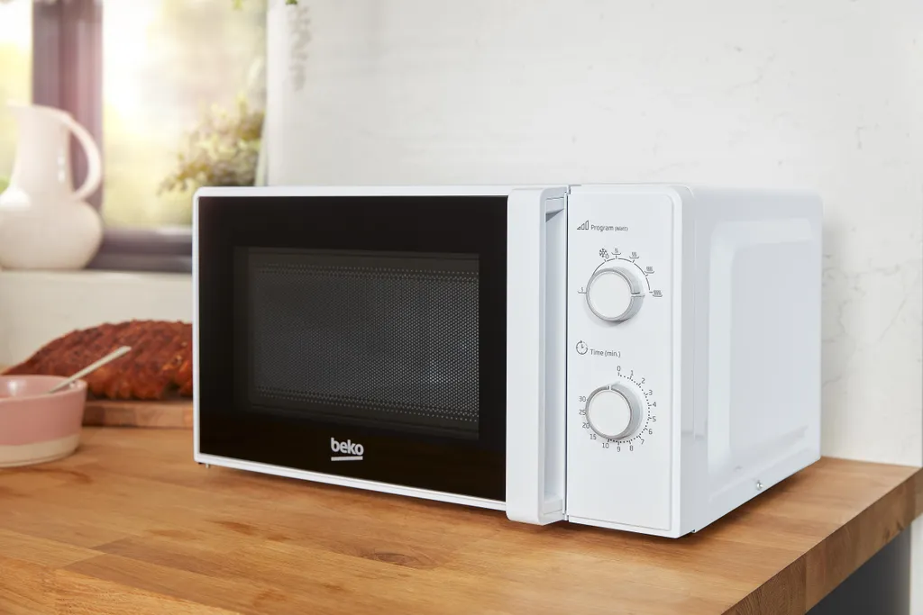 Micro-ondes Beko MOC20100WFB 700W 20L Blanc avec Commandes Mécaniques - 3
