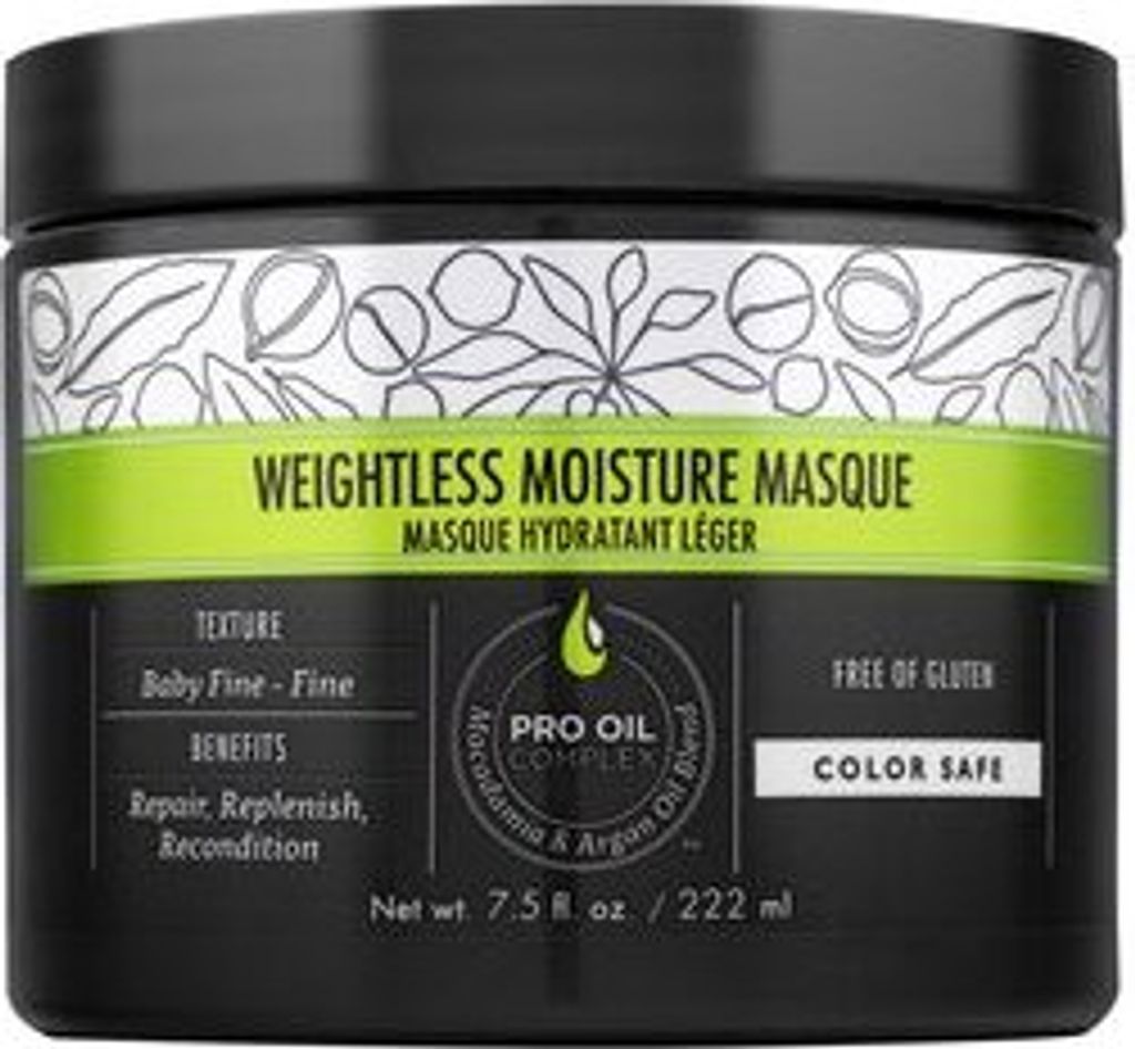 Macadamia Professional Weightless Repair Masque pflegende Haarmaske für feines und normales Haar 222 ml