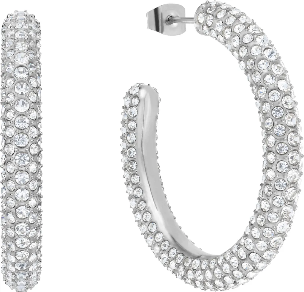 Orecchini Bering 743-17-05: Must-Have in Acciaio Argentato e Pavé