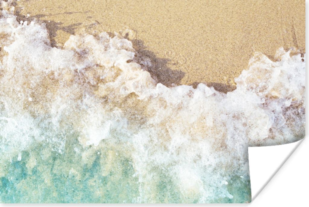 MuchoWow Poster Golf - Strand - Meer - Wasser 120x80 cm - Bilder