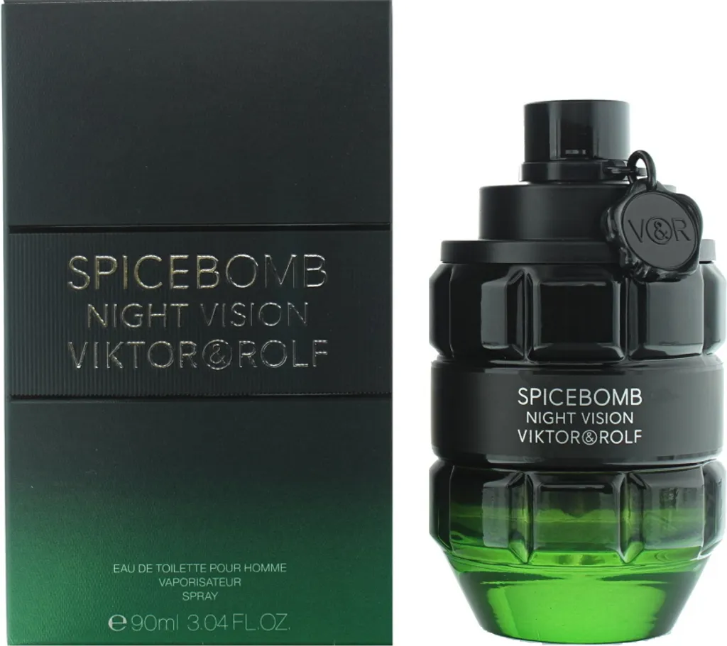 Spicebomb Night Vision EDT 90 ml : Parfum Homme Longue Tenue et Sillage Intense