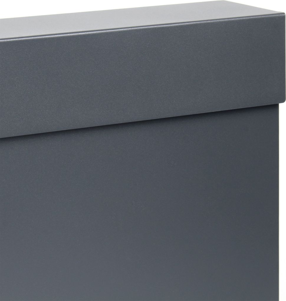 Wiltec Designer Briefkasten V49 anthrazit 370 x 105 x 370 Produktbild 7