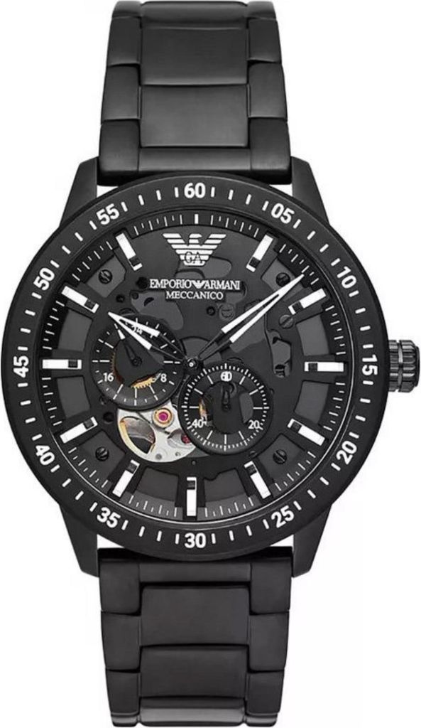 Armani Herrenuhr Schwarz Produktbild 