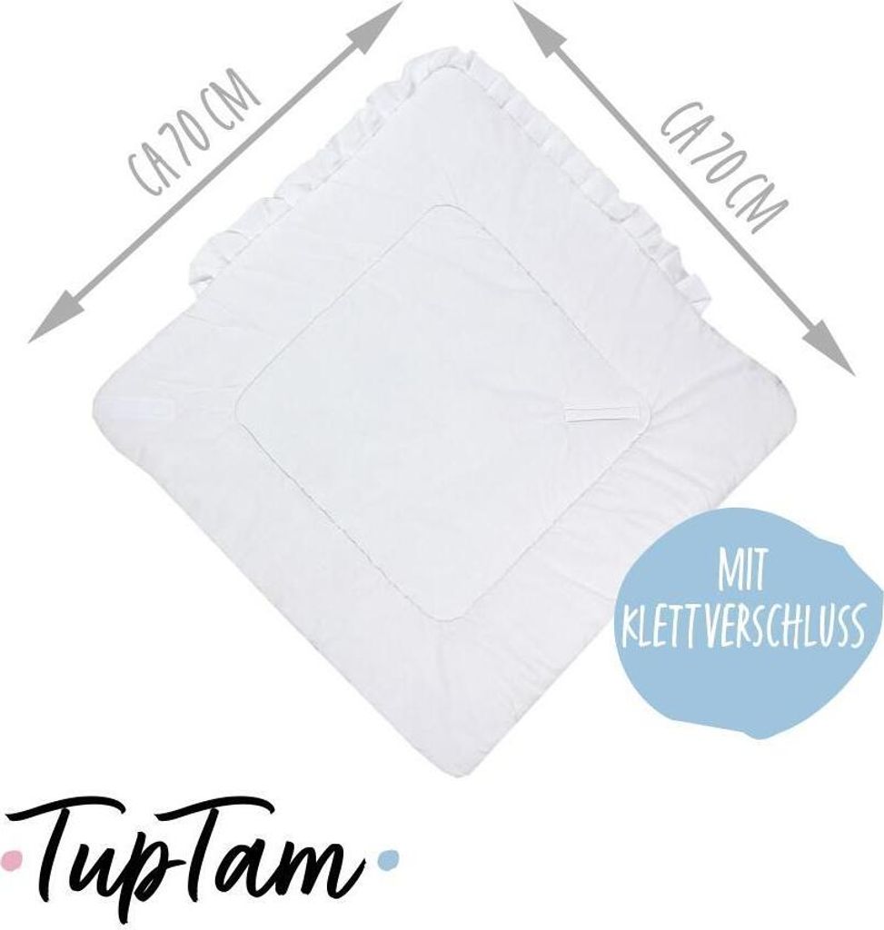 TupTam Unisex Baby Einschlagdecke mit Schleife, Farbe: Produktbild 2
