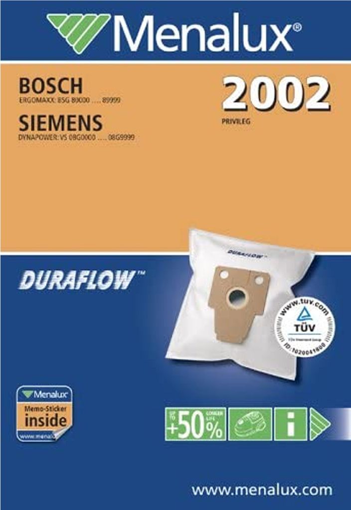 Sáček do vysavače Menalux 2002 Obrázek produktu 
