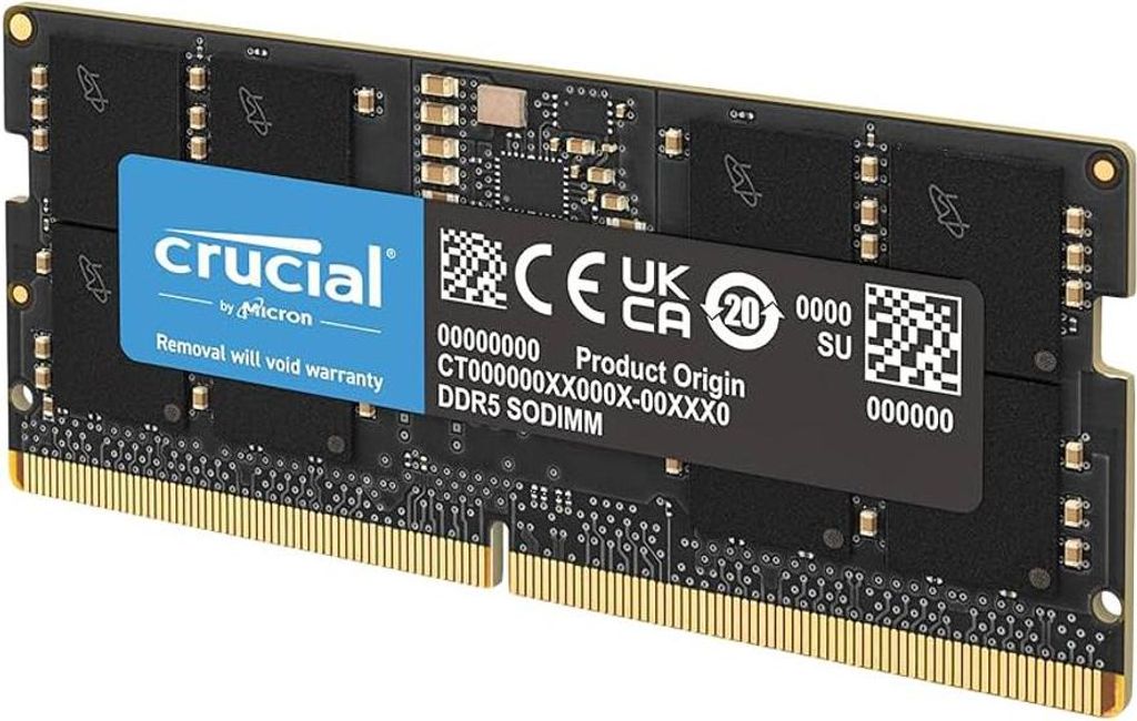 Crucial DDR5-5600 12GB SODIMM CL46 (16Gbit)