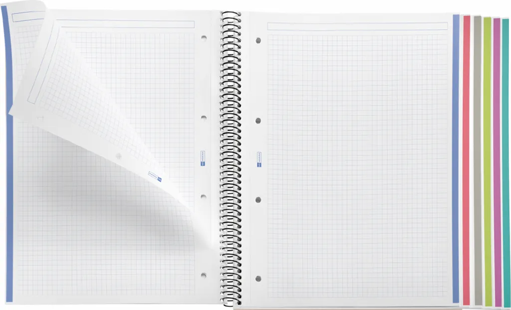 MIQUELRIUS Notebook THE ORIGINAL A4 Noir Quadrillé 150 Feuilles