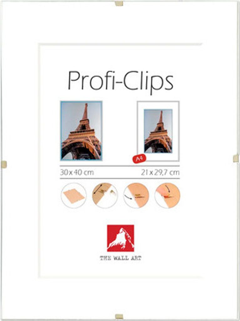 Cliprahmen Anti-Reflex-Glas 30x40 cm Produktbild 