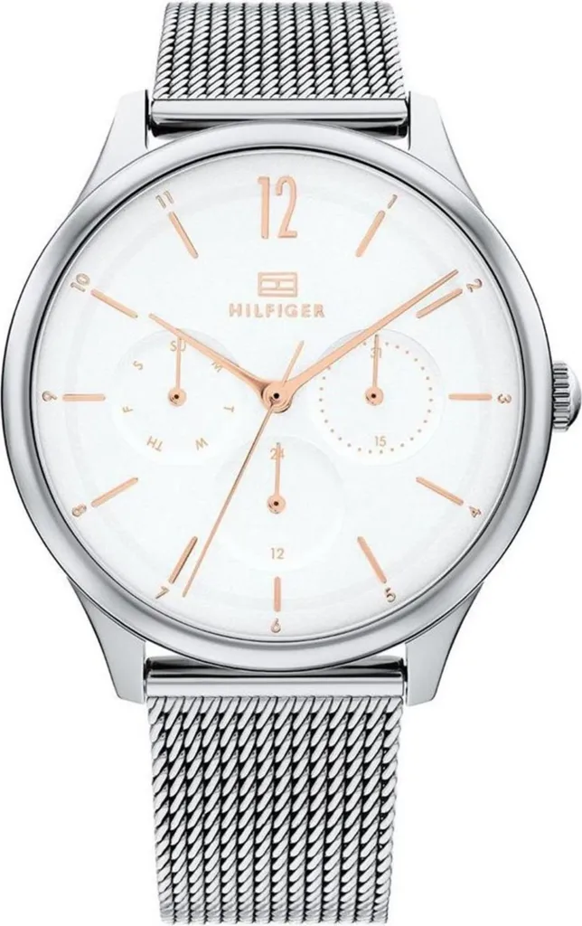 Tommy Hilfiger 1782456 Donna: Orologio Silver Multifunzione Chic