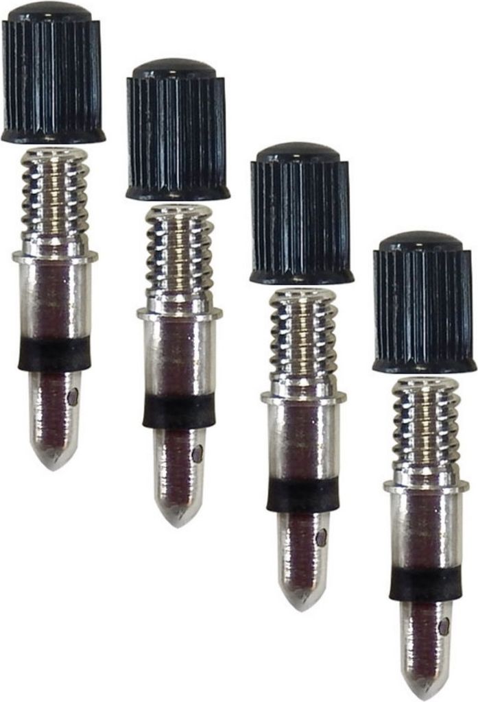 Lot de 4 valves de vélo | Valve Dunlop avec capuchon Image du produit 