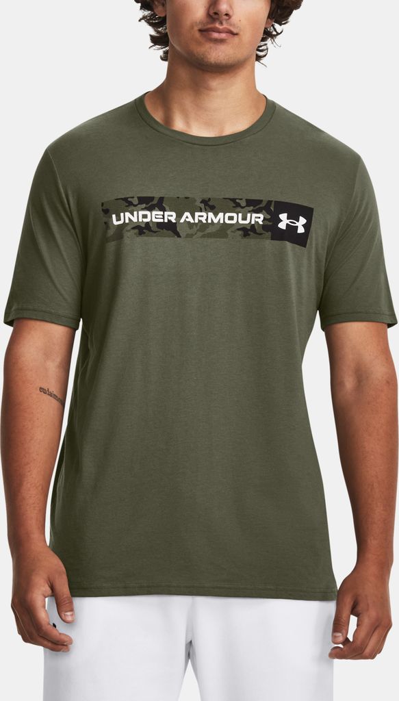 Under Armour Ua Camo Chest Stripe T-Shirt SS-Grn 1376830-390__LG