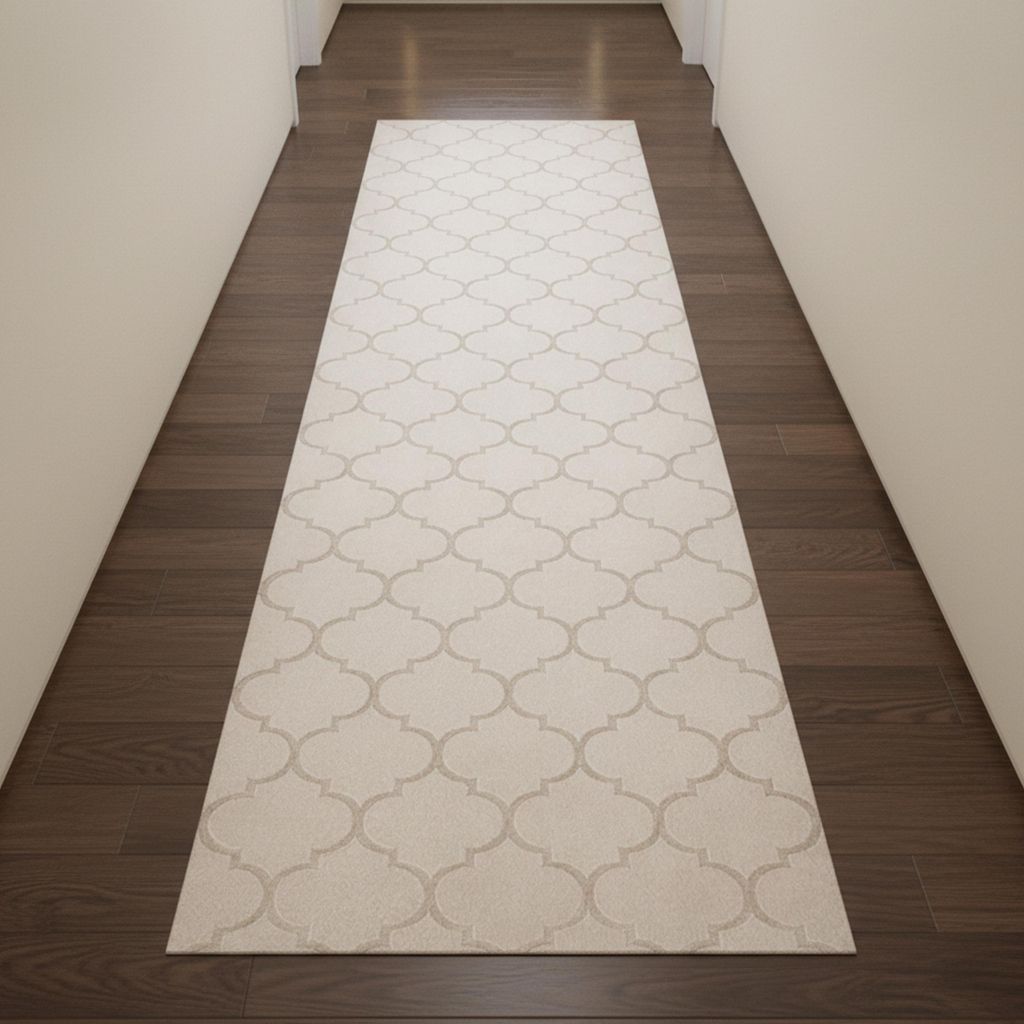 Wohnzimmerteppich Marokkanisches Muster in Beige Größe - 80 Produktbild 