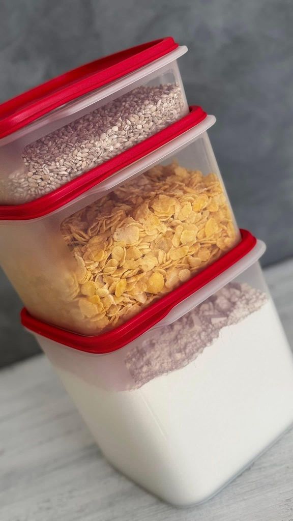 TUPPERWARE Eidgenosse sada 1,1 l, 2,5 l a 3,9 l – štvorcové Obrázok produktu 
