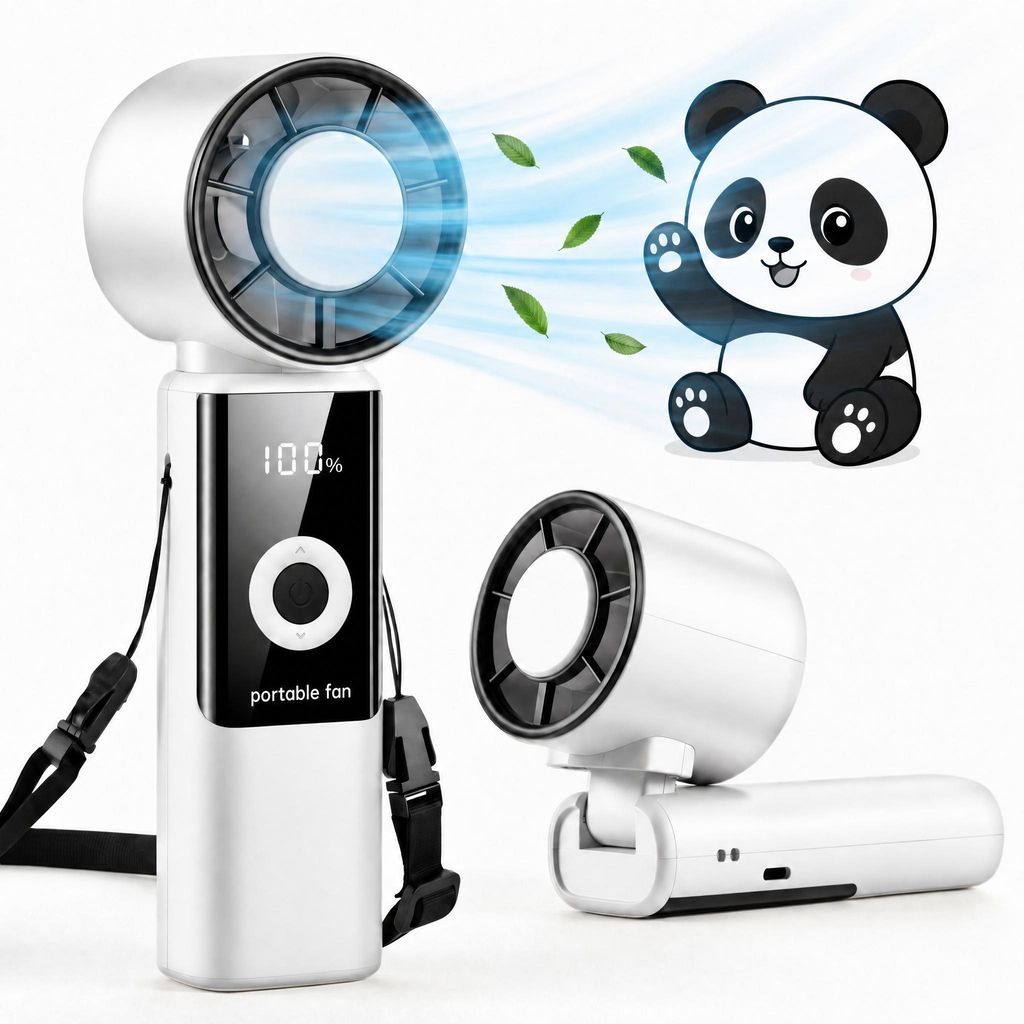 Tragbarer Handventilatoren USB, Faltbar Mini Ventilator Produktbild 