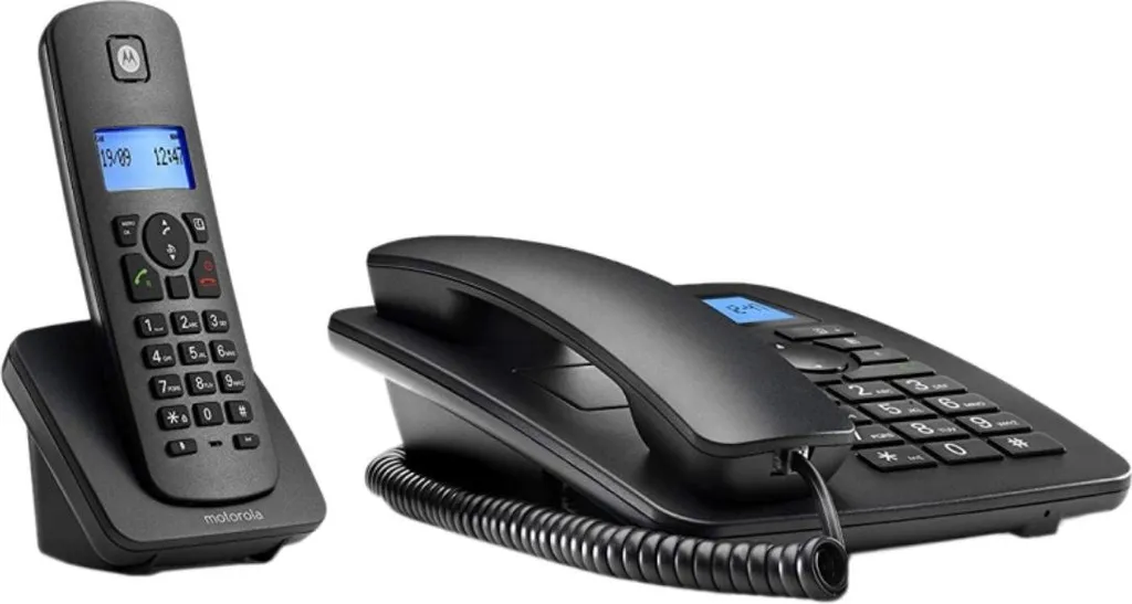Motorola C4201 Téléphone Fixe DECT Identification contre Appels Indésirables