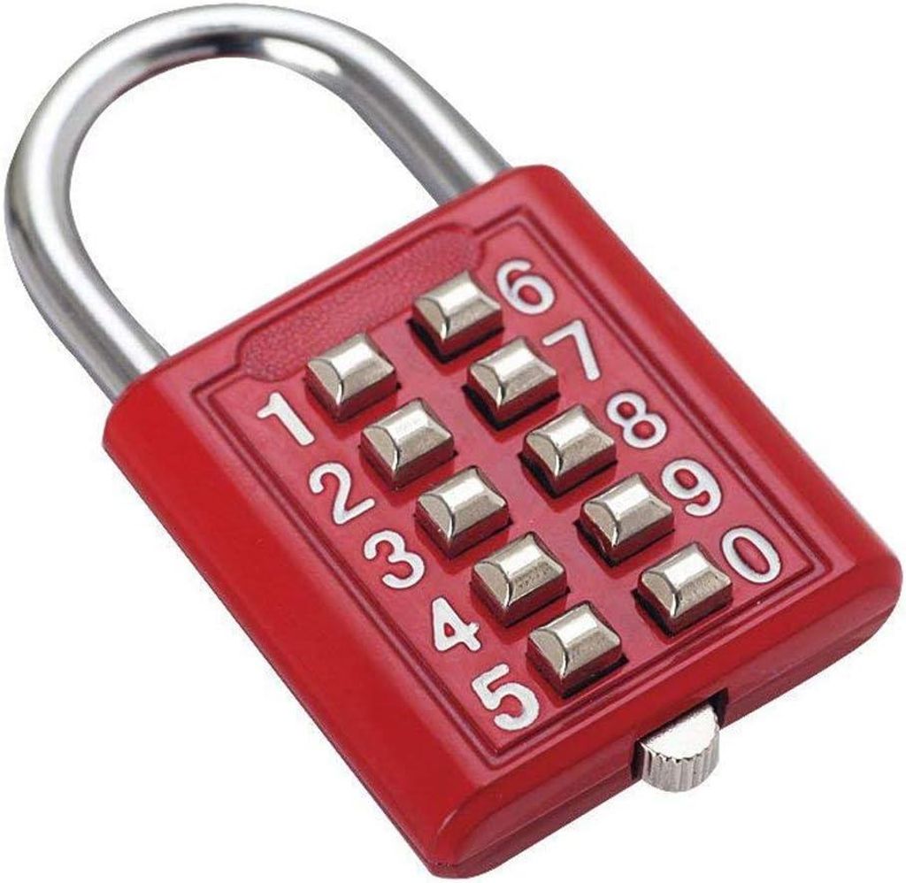 Schlüsselkombination Sicherheitsschloss Digital Box Gepäck Schubladen Tür DIY Toolbox 10 -Bit Vorhängeschloss 5 Geschwindigkeit Verriegelung Ro...