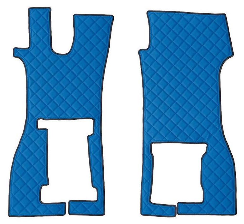 Teppich Lampa , ein paar aus Skeentex - Blau - kompatibel für Scania R Serie 7 - New Generation (11/16>) passenger seat foldable